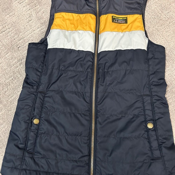LL Bean classic old school puffer vest size Small - Picture 2 of 7